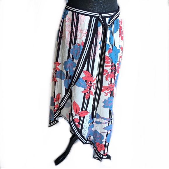 Flying Tomato Maxi Asymmetrical Print Skirt - Picture 5 of 6
